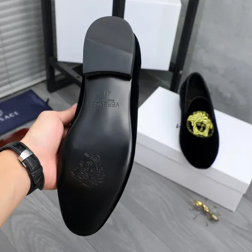Replica Versace Leather Shoes For Men #1480956 $85.00 USD for Wholesale