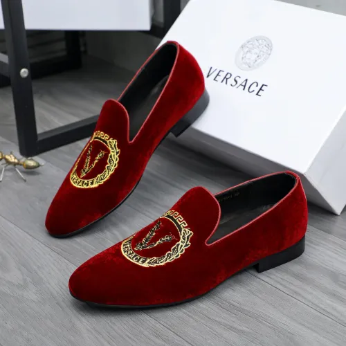 Replica Versace Leather Shoes For Men #1480957, $85.00 USD, [ITEM#1480957], Replica Versace Leather Shoes outlet from China