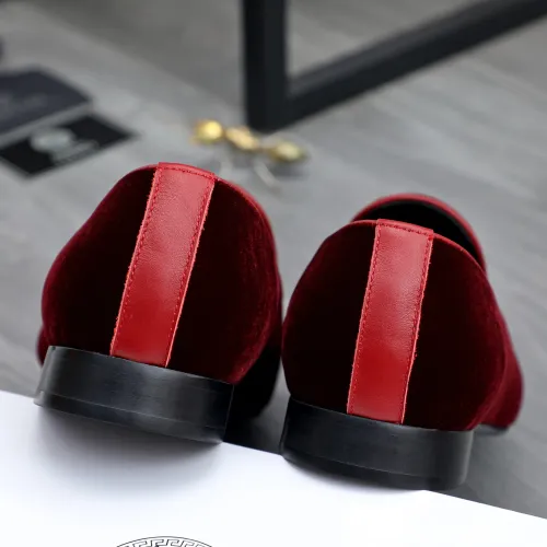 Replica Versace Leather Shoes For Men #1480959 $85.00 USD for Wholesale