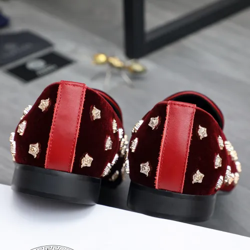 Replica Versace Leather Shoes For Men #1480961 $88.00 USD for Wholesale