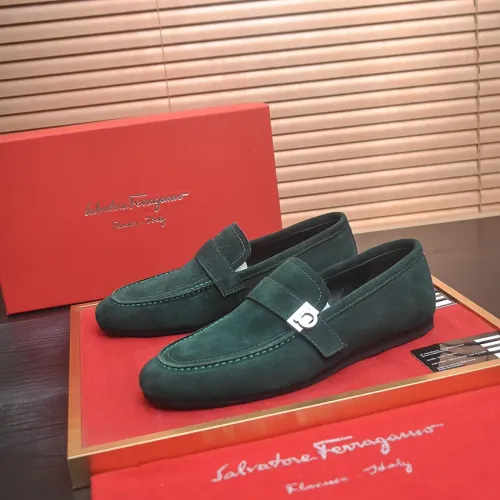 Salvatore Ferragamo Leather Shoes For Men #1481305