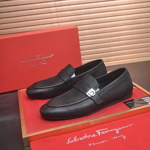 Salvatore Ferragamo Leather Shoes For Men #1481308