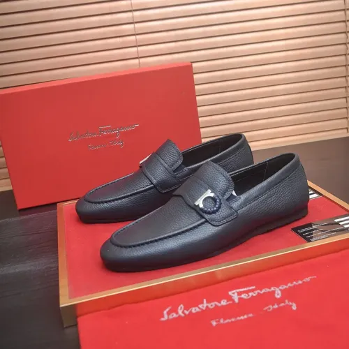 Salvatore Ferragamo Leather Shoes For Men #1481309