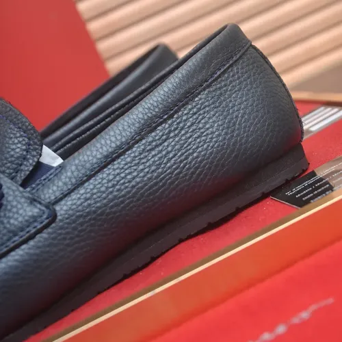 Replica Salvatore Ferragamo Leather Shoes For Men #1481309 $100.00 USD for Wholesale