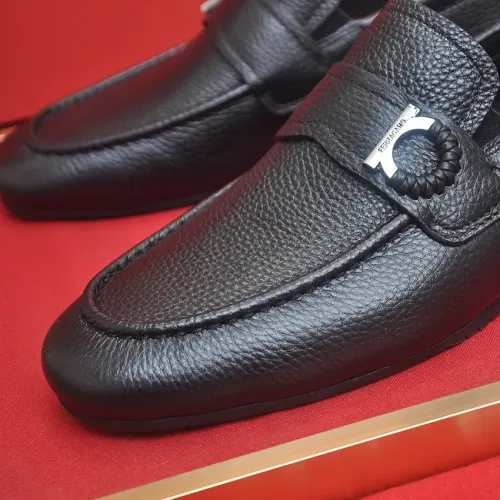 Replica Salvatore Ferragamo Leather Shoes For Men #1481310 $100.00 USD for Wholesale