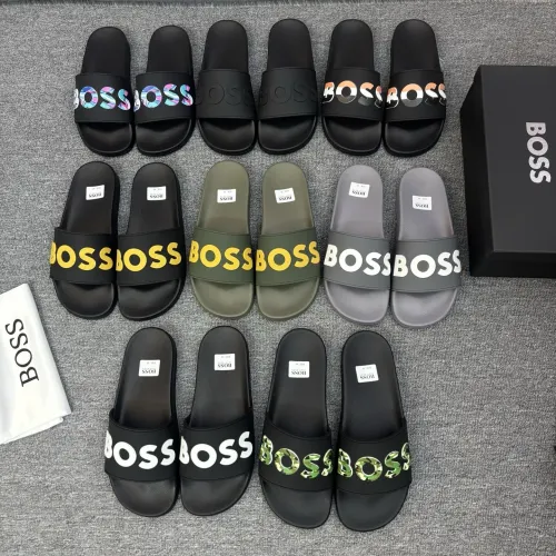 Replica Boss Slippers For Men #1481458 $45.00 USD for Wholesale