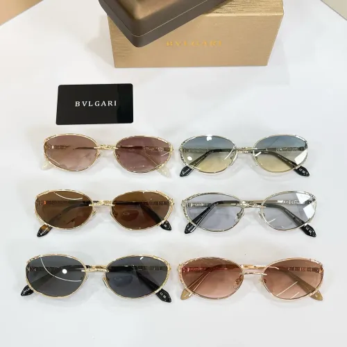 Replica Bvlgari AAA Quality Sunglasses #1483095 $60.00 USD for Wholesale
