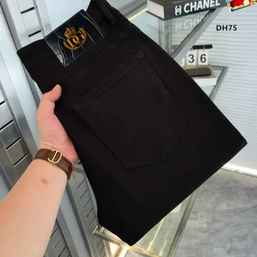 Replica Dolce & Gabbana D&G Jeans For Men #1483675 $40.00 USD for Wholesale