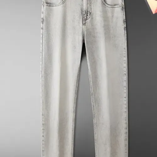 Replica Thom Browne TB Jeans For Men #1483687 $42.00 USD for Wholesale