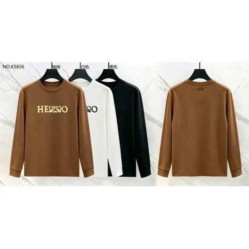 Replica LOEWE Hoodies Long Sleeved For Men #1483993 $40.00 USD for Wholesale