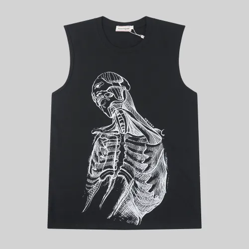 Alexander McQueen T-shirts Sleeveless For Unisex #1484125