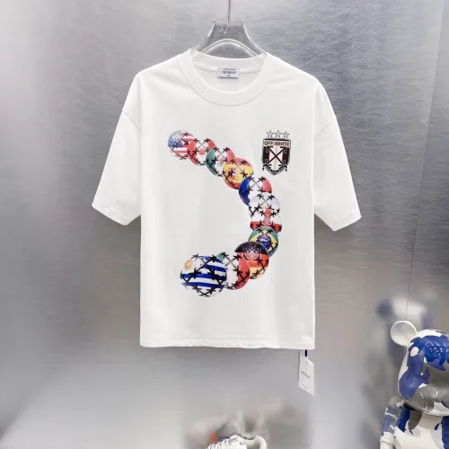 Off-White T-Shirts Short Sleeved For Unisex #1484227