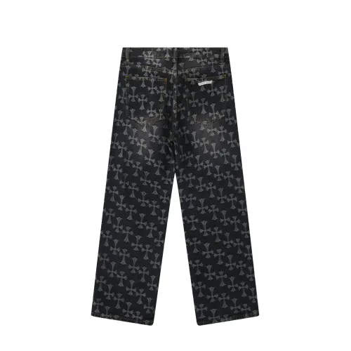 Replica Chrome Hearts Jeans For Men #1484244 $60.00 USD for Wholesale