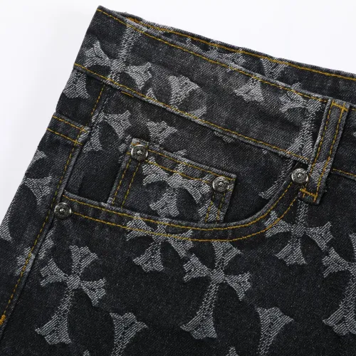 Replica Chrome Hearts Jeans For Men #1484244 $60.00 USD for Wholesale