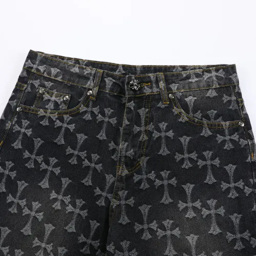 Replica Chrome Hearts Jeans For Men #1484244 $60.00 USD for Wholesale
