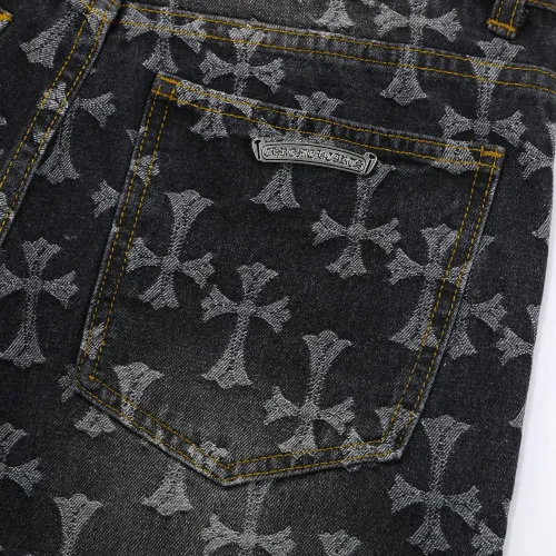 Replica Chrome Hearts Jeans For Men #1484244 $60.00 USD for Wholesale