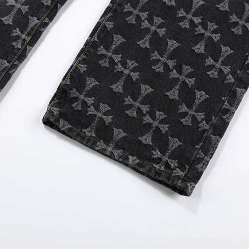 Replica Chrome Hearts Jeans For Men #1484244 $60.00 USD for Wholesale
