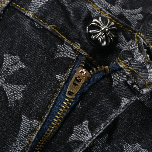 Replica Chrome Hearts Jeans For Men #1484244 $60.00 USD for Wholesale