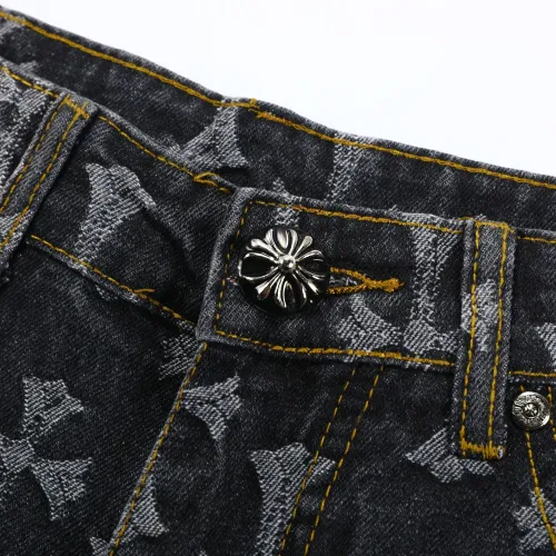 Replica Chrome Hearts Jeans For Men #1484244 $60.00 USD for Wholesale