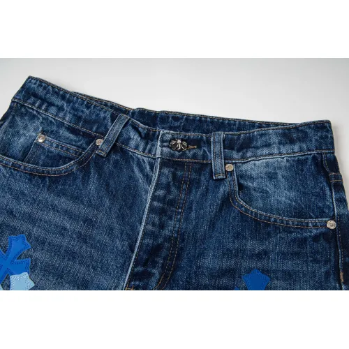 Replica Chrome Hearts Jeans For Men #1484247 $64.00 USD for Wholesale