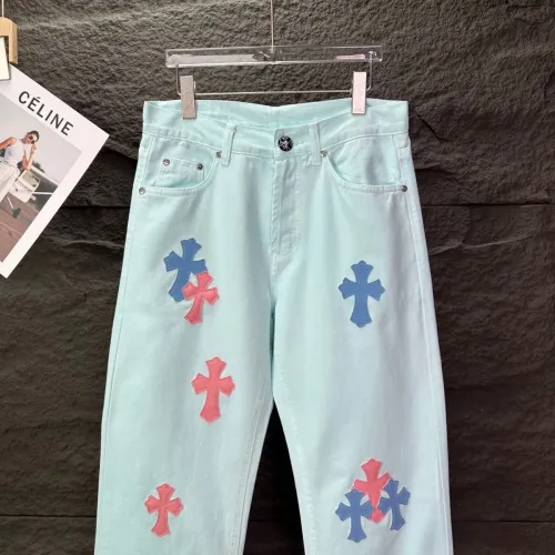 Replica Chrome Hearts Jeans For Men #1484252 $64.00 USD for Wholesale