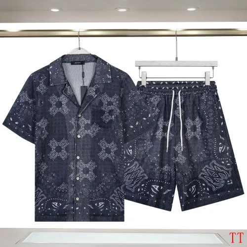 Amiri Tracksuits Short Sleeved For Men #1484371