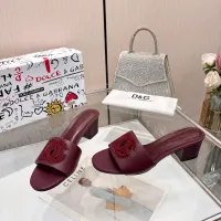 $92.00 USD Dolce & Gabbana D&G Slippers For Women #1472625