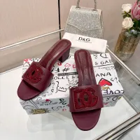 $92.00 USD Dolce & Gabbana D&G Slippers For Women #1472625