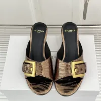 $102.00 USD Balmain Slippers For Women #1472718