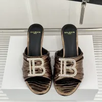 $108.00 USD Balmain Slippers For Women #1472721