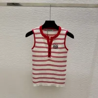 $80.00 USD LOEWE T-Shirts Sleeveless For Women #1472942