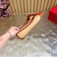 $102.00 USD Salvatore Ferragamo Flat Shoes For Women #1472993