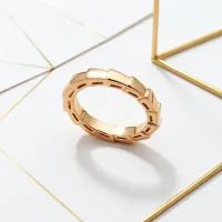 $25.00 USD Bvlgari Rings In Rose Gold For Unisex #1478873