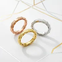 $25.00 USD Bvlgari Rings In Rose Gold For Unisex #1478873
