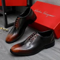 $92.00 USD Salvatore Ferragamo Leather Shoes For Men #1480635