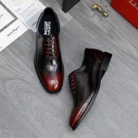 $92.00 USD Salvatore Ferragamo Leather Shoes For Men #1480636