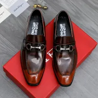 $92.00 USD Salvatore Ferragamo Leather Shoes For Men #1480639