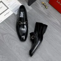 $92.00 USD Salvatore Ferragamo Leather Shoes For Men #1480640