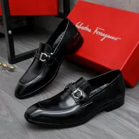$92.00 USD Salvatore Ferragamo Leather Shoes For Men #1480642