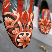 $85.00 USD Versace Leather Shoes For Men #1480951