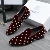 $88.00 USD Versace Leather Shoes For Men #1480961