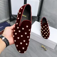 $88.00 USD Versace Leather Shoes For Men #1480961