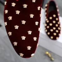 $88.00 USD Versace Leather Shoes For Men #1480961