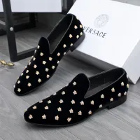 $88.00 USD Versace Leather Shoes For Men #1480962