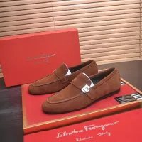 $100.00 USD Salvatore Ferragamo Leather Shoes For Men #1481304