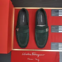 $100.00 USD Salvatore Ferragamo Leather Shoes For Men #1481305