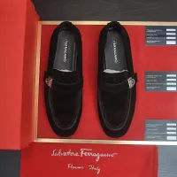 $100.00 USD Salvatore Ferragamo Leather Shoes For Men #1481306