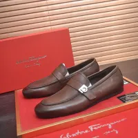 $100.00 USD Salvatore Ferragamo Leather Shoes For Men #1481307