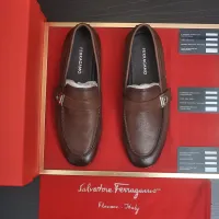 $100.00 USD Salvatore Ferragamo Leather Shoes For Men #1481307