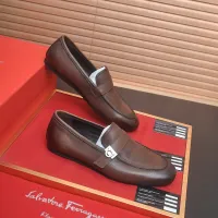 $100.00 USD Salvatore Ferragamo Leather Shoes For Men #1481307